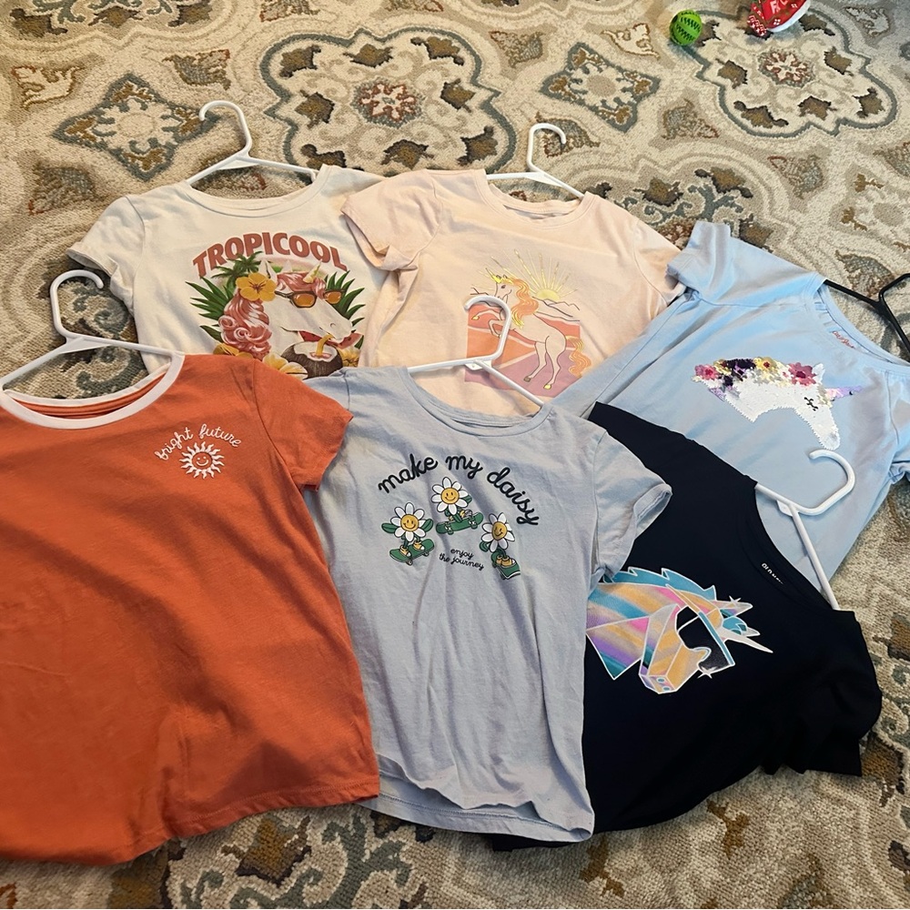 Colorful Graphic T-Shirts Set